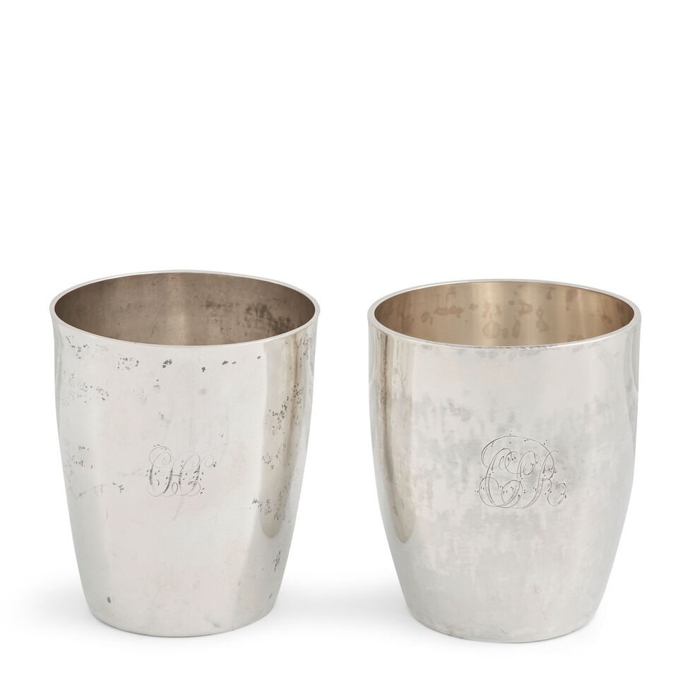 Two Coin Silver Beakers United States, c. 1800 (1 of 2)