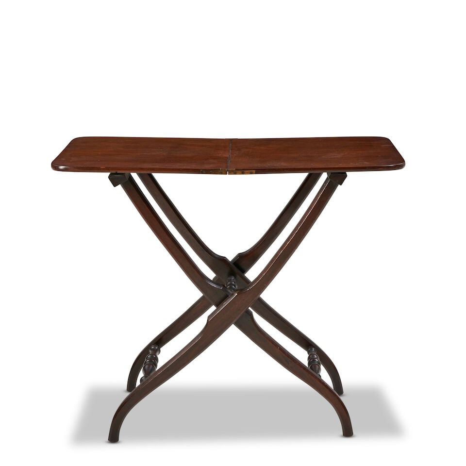 Mahogany Folding Tray Table United States, 20th century (1 of 2)