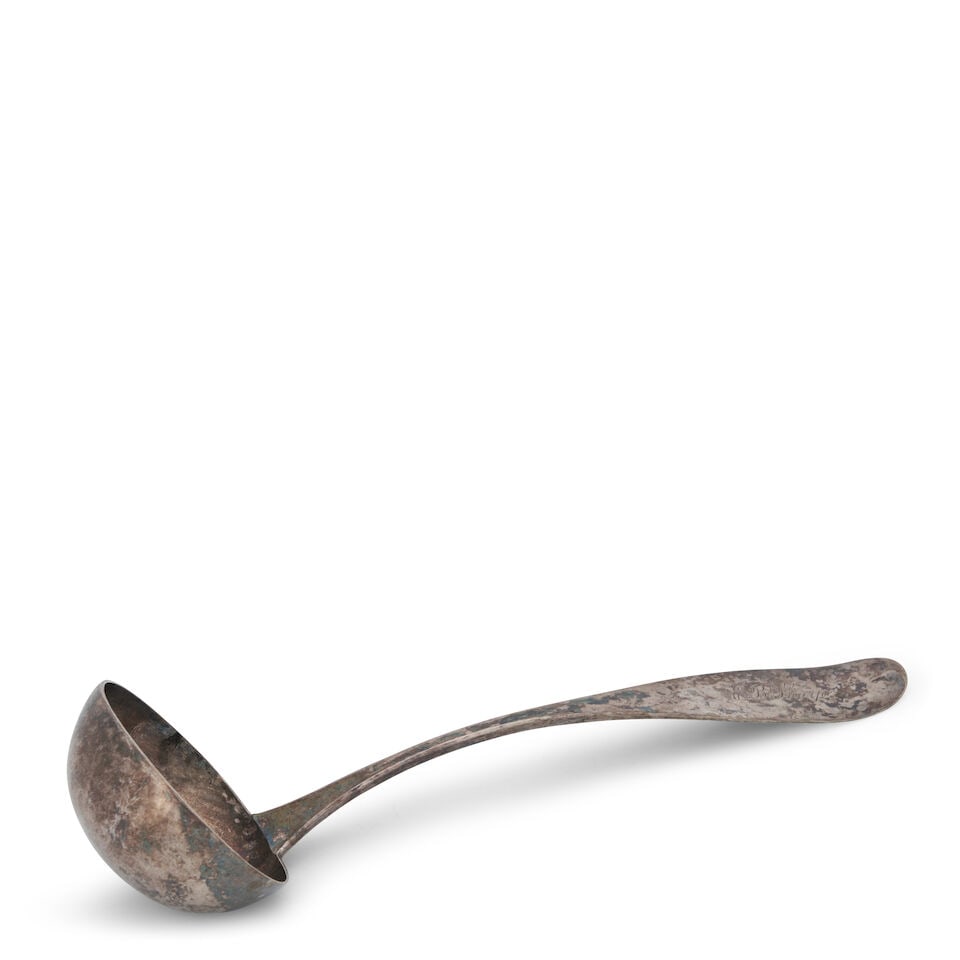 Coin Silver Ladle Samuel Philbrick Bailey (1821-64), Indianapolis, Indiana, c. 1850 (1 of 2)
