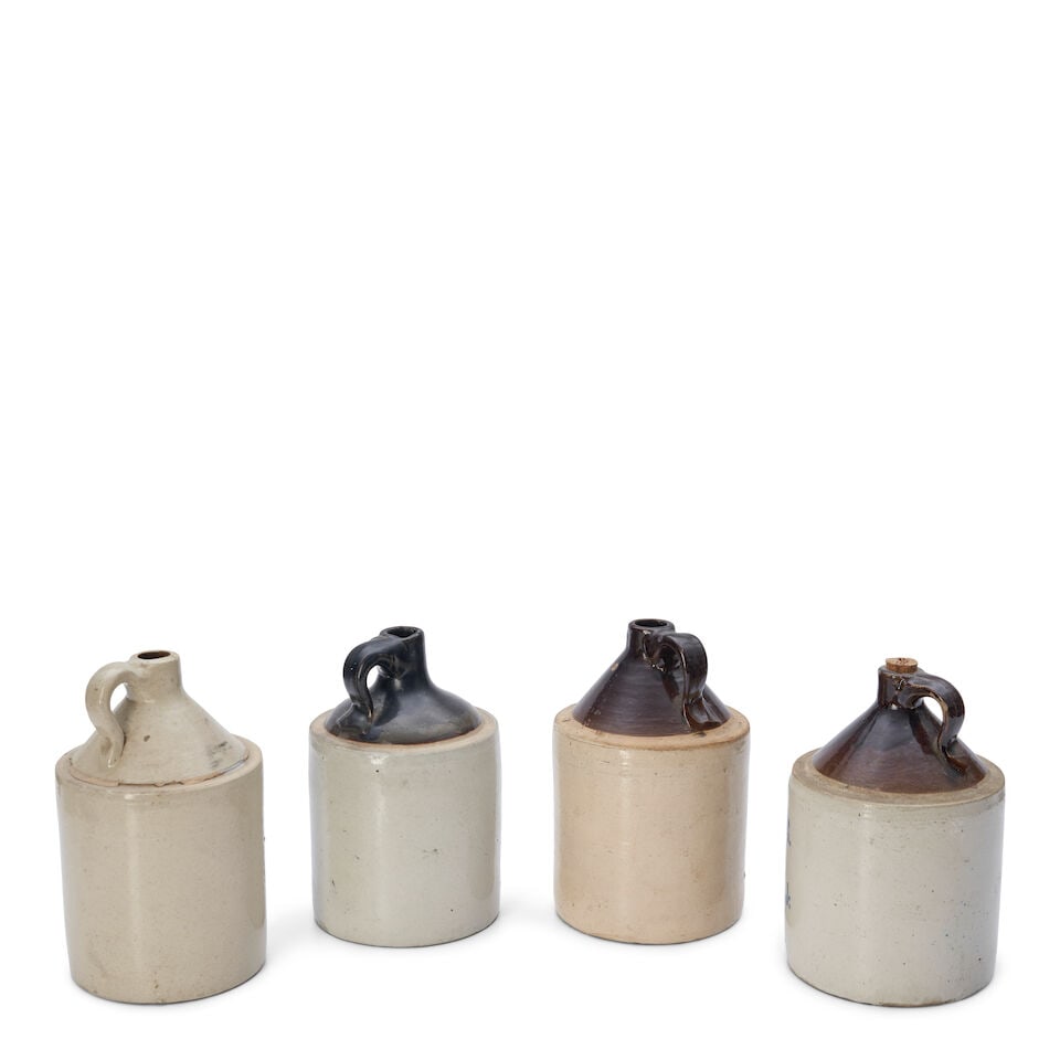 Four Half-gallon Glazed Stoneware Jars New Jersey, late 19th/early 20th century - 2