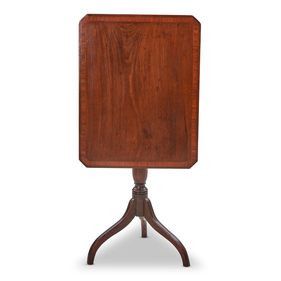 Federal Inlaid Mahogany Tripod Table United States, c. 1800 (1 of 2)