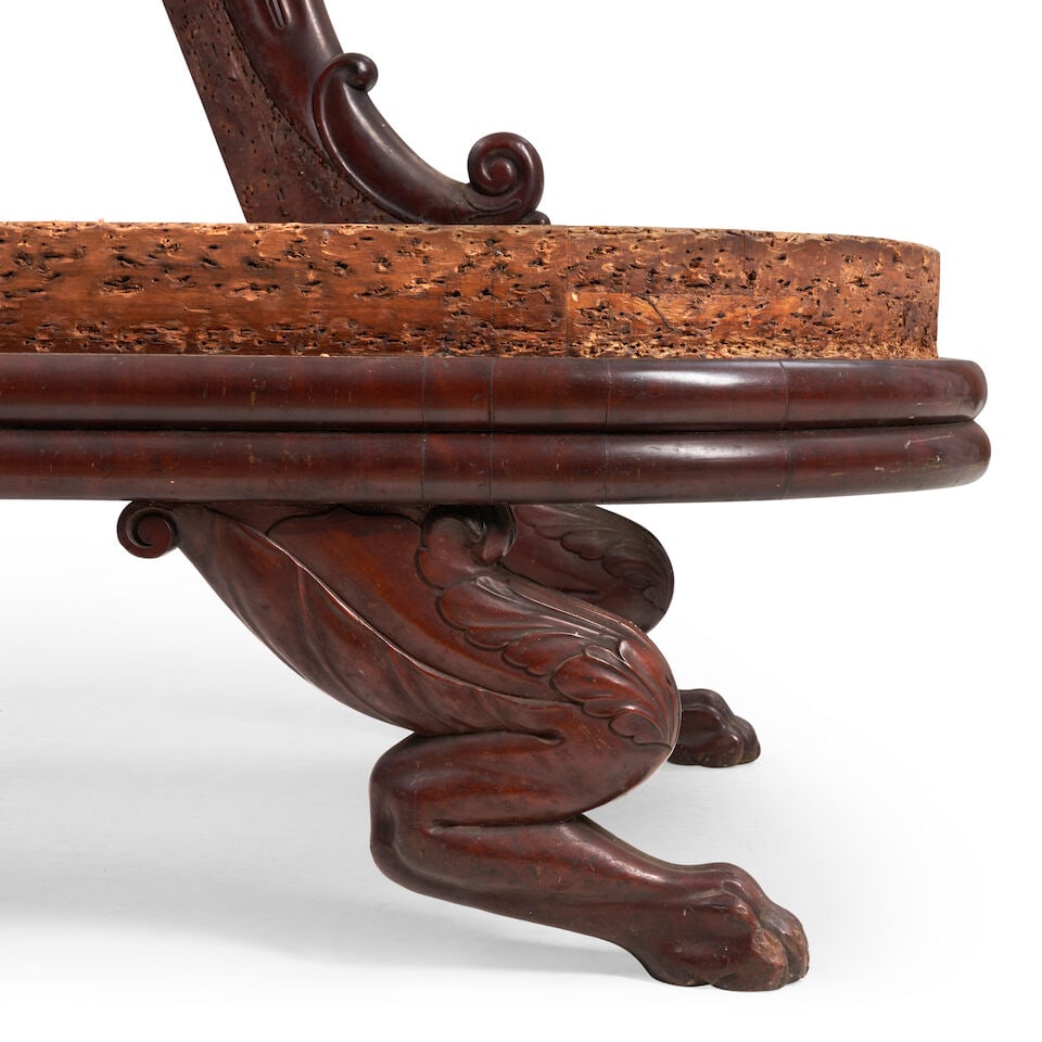 Small Late Classical Mahogany Recamier New York, New York, c. 1825 - 2