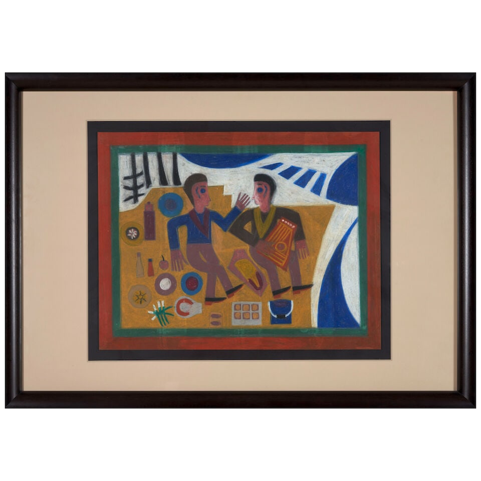 Eddie Arning (1898-1992) Picnick, c. 1975 - 3