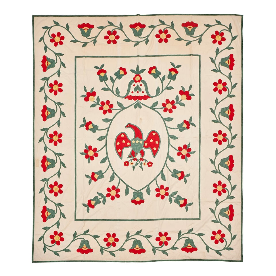 Eagle Quilt Top United States, 19th century (1 of 3)