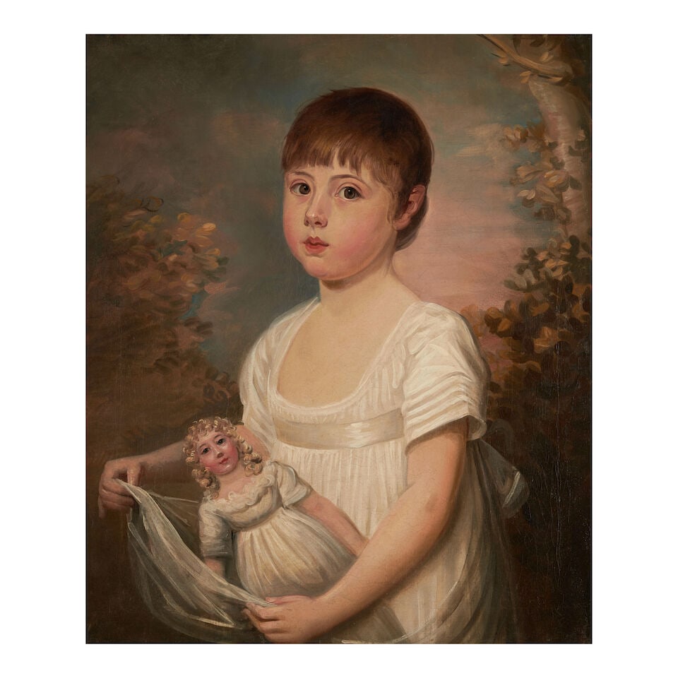 Portrait of a Child with Doll United States, c. 1810 (1 of 3)