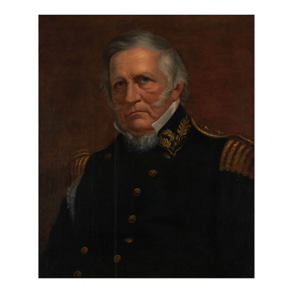 American School Portrait of General Winfield Scott, late 19th century (1 of 3)