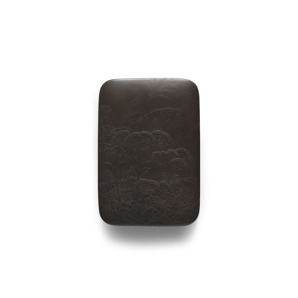 A LACQUER KOBAKO (SMALL BOX) Edo period (1615-1868) or Meiji era (1868-1912), 19th century