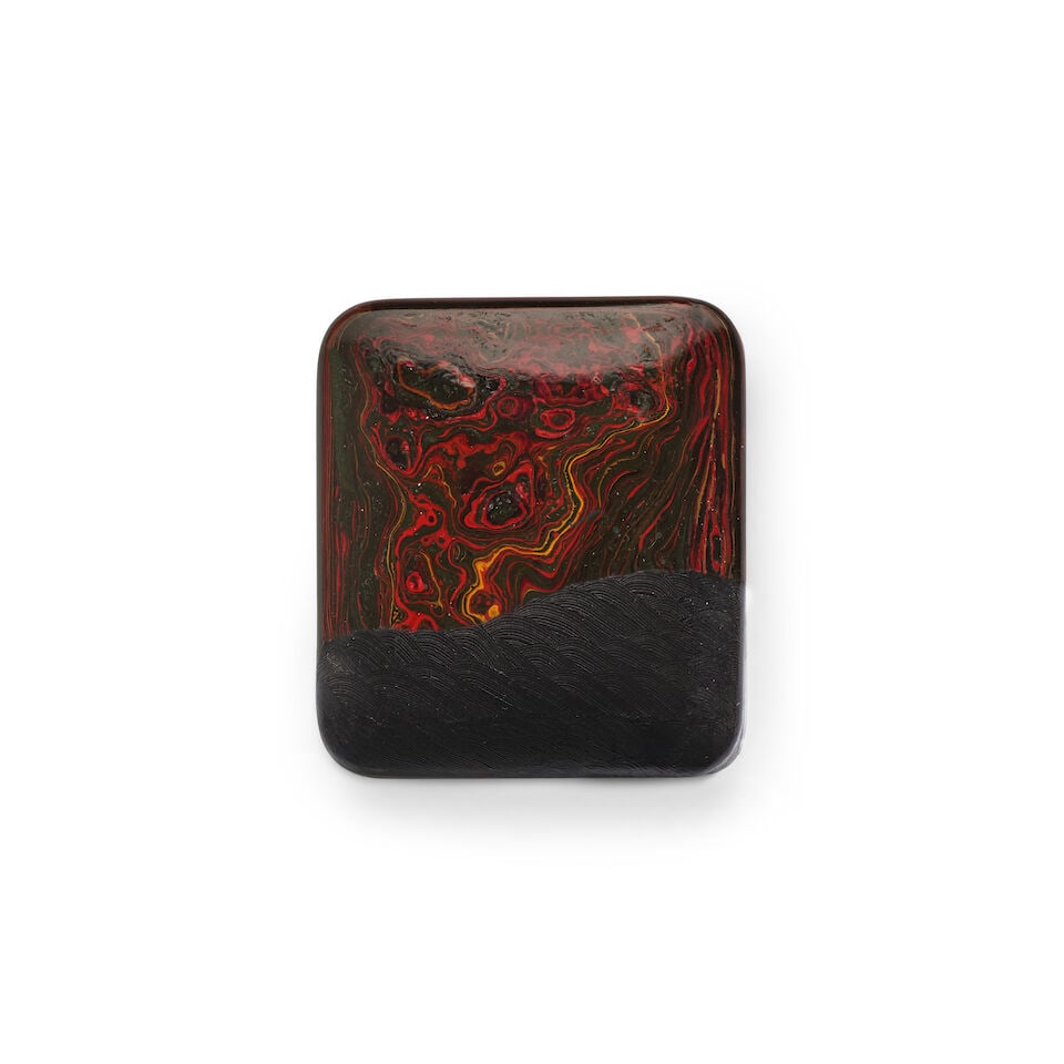 IKEDA TAISHIN (1825-1903) A Lacquer Kobako (Small Box) Meiji era (1868-1912), late 19th century