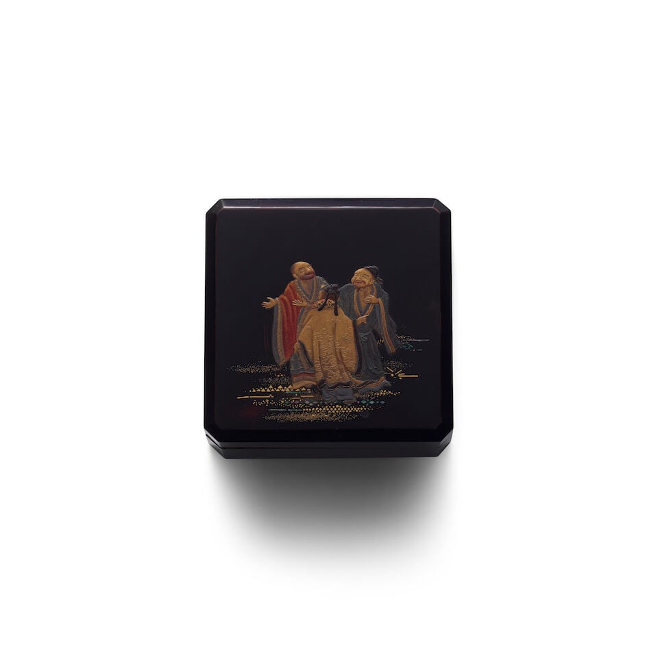 A LACQUER KOBAKO (SMALL BOX) Edo period (1615-1868), 19th century