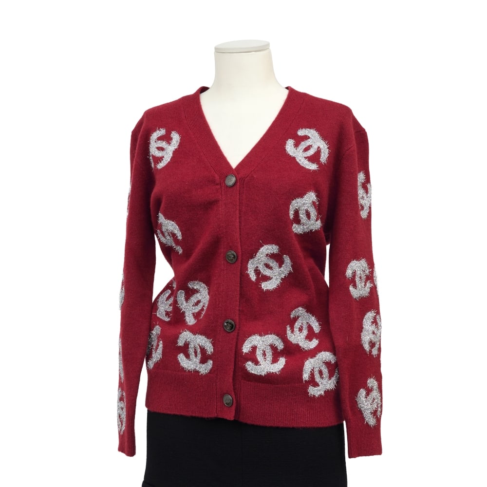 Chanel, collection Prêt à Porter Croisière 2019. Gilet en laine et cachemire bord... (1 of 1)