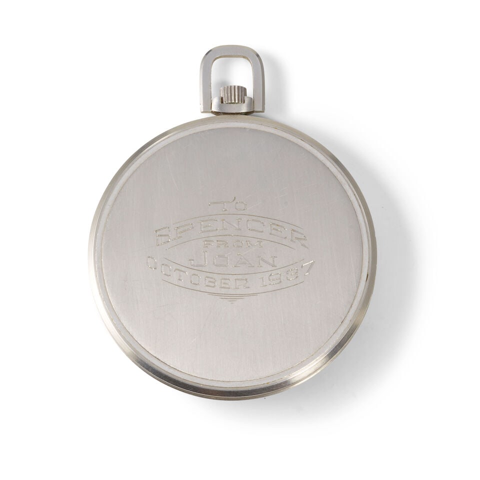 An Omega Pocket Watch Engraved to Spencer Tracy from Joan Crawford Circa 1937 (1 of 2)