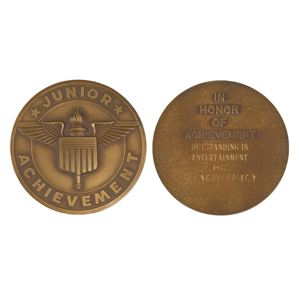 A Spencer Tracy Junior Achievement Medal 1957 (1 of 3)