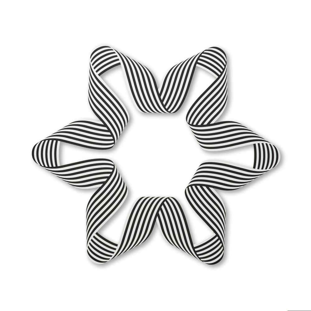 PHILIPPE DECRAUZAT (N. 1974) Loop (12 lines) 2015: PHILIPPE DECRAUZAT (N. 1974) Loop (12 lines) 2015 acrylique sur toile de forme acrylic on shaped canvas Diamètre: 242.7 cm. Diameter: 95 9/16 in. Réalisée en 20