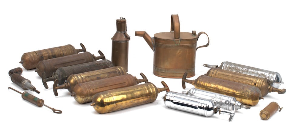 Twelve motoring fire extinguishers, ((Qty)) (1 of 1)