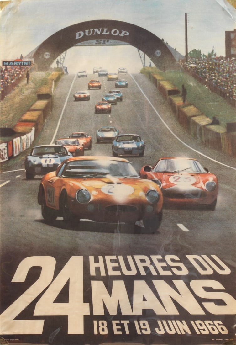 A 24 Heures du Mans 1966 poster, (1 of 1)