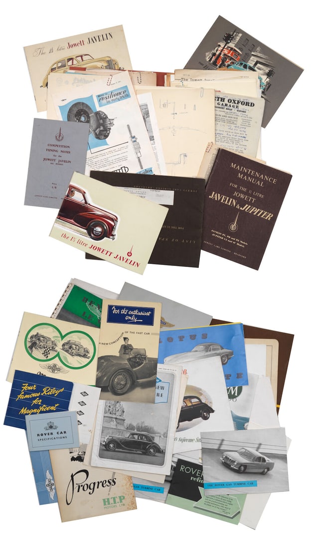 Assorted sales brochures and ephemera for Jowett and other British Marques, ((Qty)) (1 of 1)