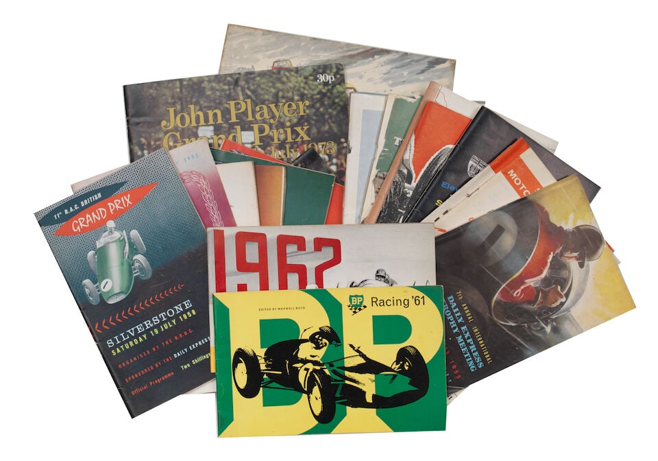 A selection of British Grand Prix programmes, ((Qty)) (1 of 1)