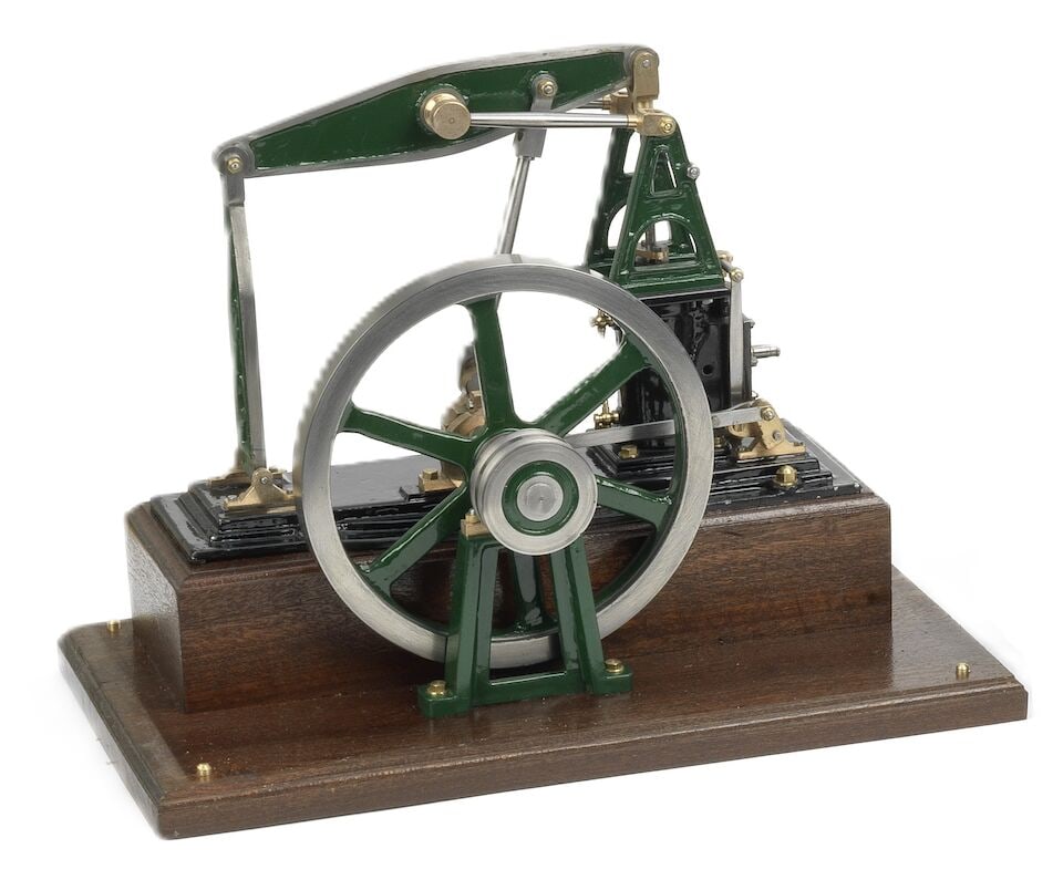 An engineer's scale model of a grass-hopper beam engine, by G. Emery of Worcestershire, (1 of 1)