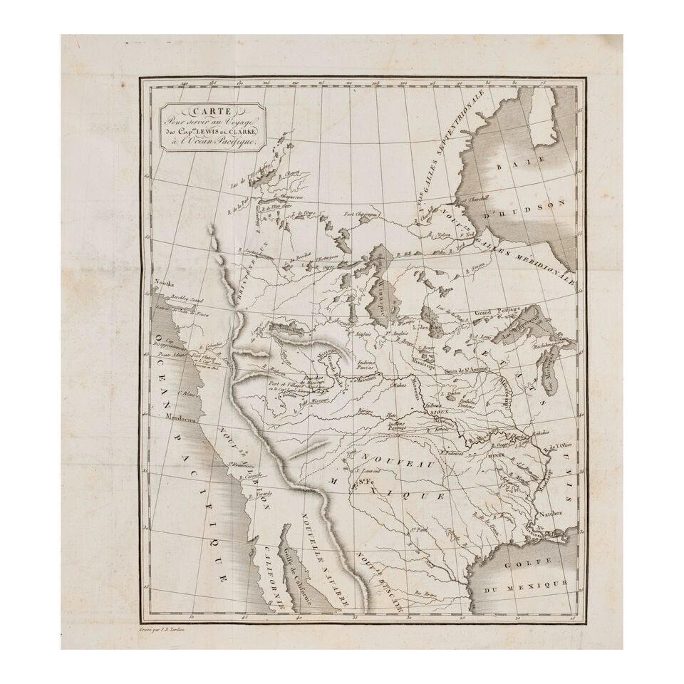 THE FIRST EDITION OF GASS'S JOURNAL TO INCLUDE A MAP. GASS, PATRICK. 1771-1870. Voyage des Capi... (1 of 2)