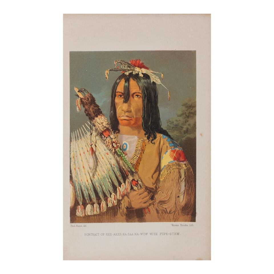 KANE, PAUL. 1810-1871. Wanderings of an Artist among the Indians of North America. London: Longm... (1 of 3)