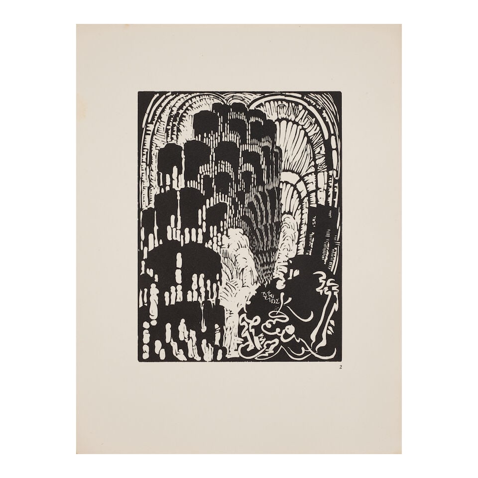 KUPKA, FRANTIŠEK. 1871-1957. Quatre Histoires de Blanc et Noir.  Paris: Kadar, 1926. (1 of 3)