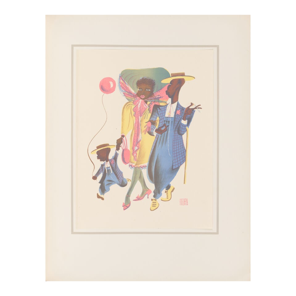 THE HARLEM RENNAISSANCE AS SEEN BY AL HIRSCHFELD. HIRSCHFELD, AL. 1903-2003. SAROYAN, WILLIAM. 1... (1 of 5)