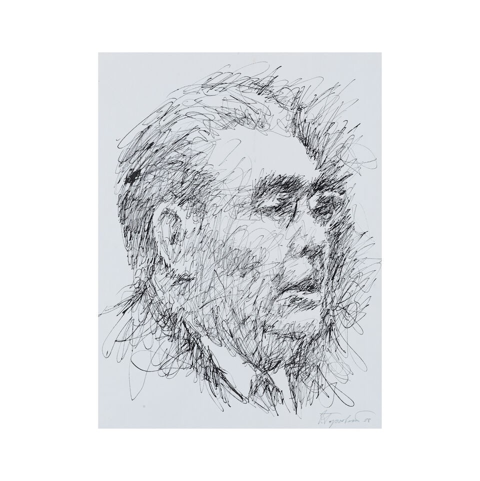 Eduard Semenovich Gorokhovsky (Russian, 1929-2004) Portrait de Brejnev/ Portrait of Brezhnev (si... (1 of 1)