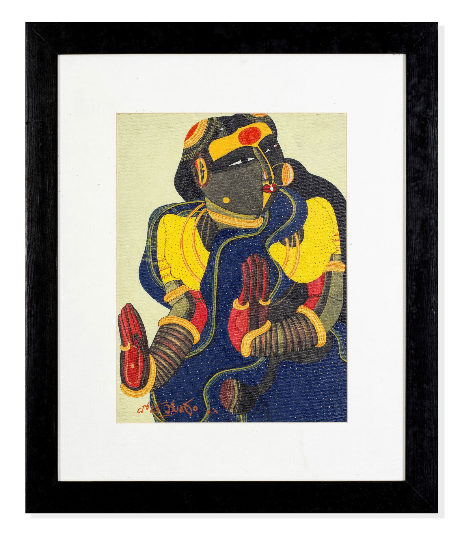 Thota Vaikuntam (B.1942) Untitled (Lady) (1 of 1)