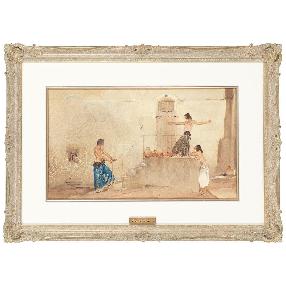 Sir William Russell Flint, RA, PRWS (British, 1880-1969) Argument in Almeria - 2