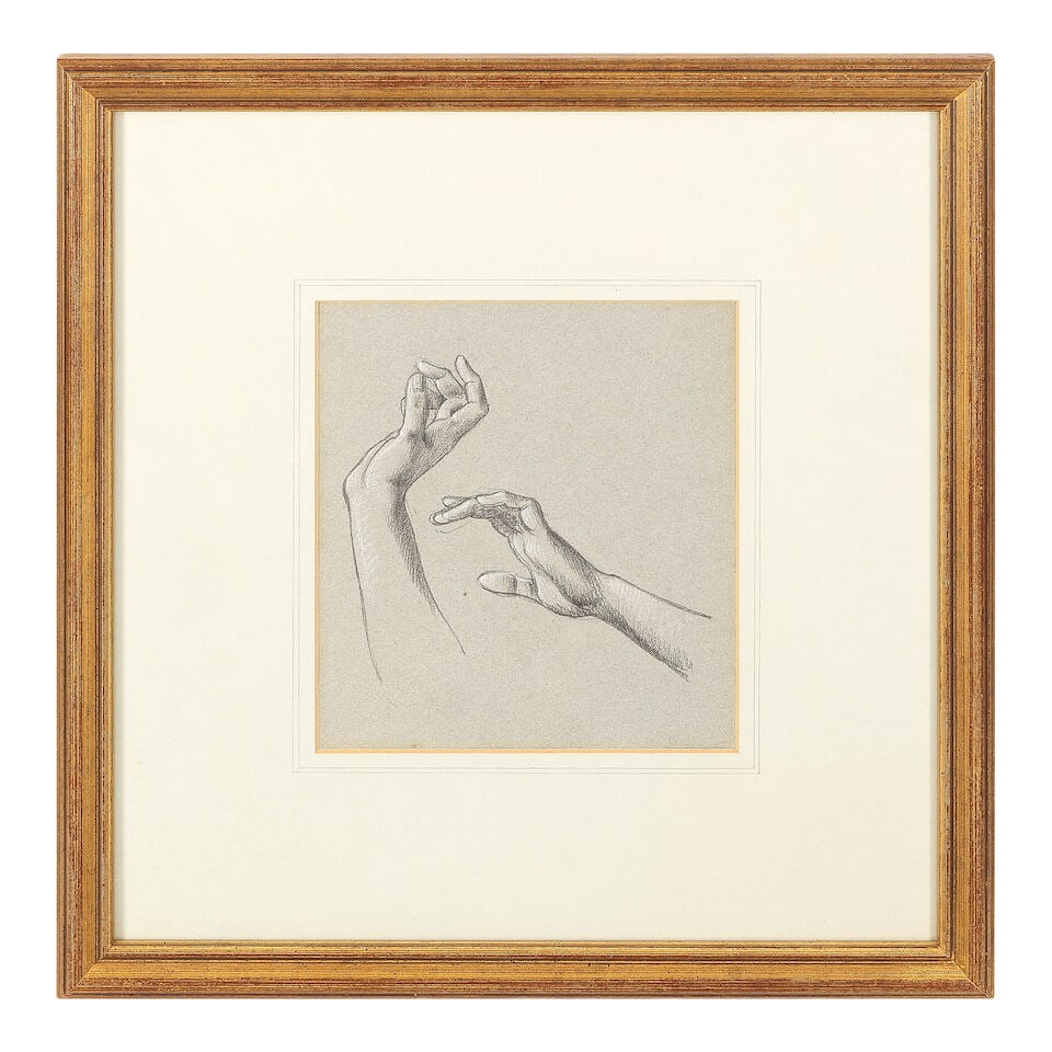 William de Morgan (British, 1839-1917) Hand studies - 4