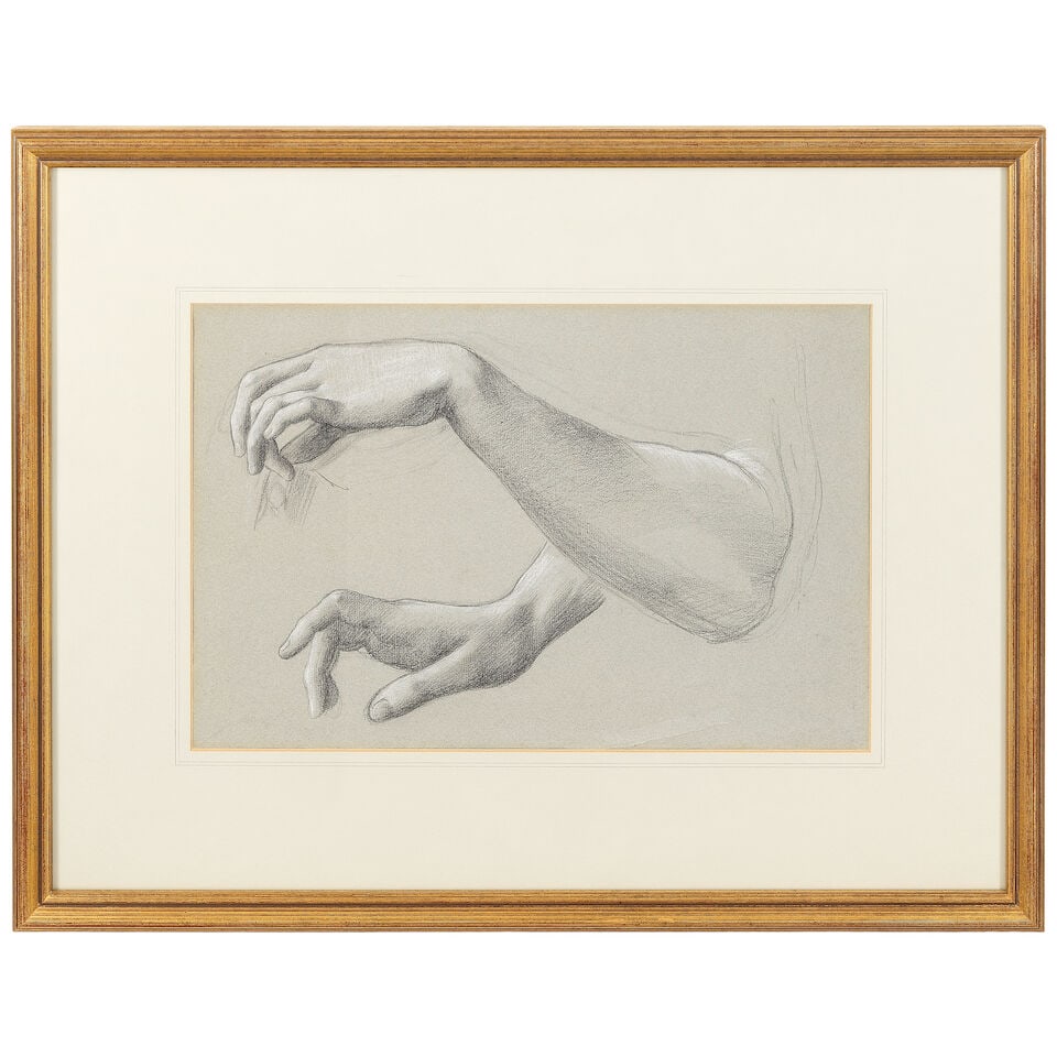 William de Morgan (British, 1839-1917) Hand studies - 6