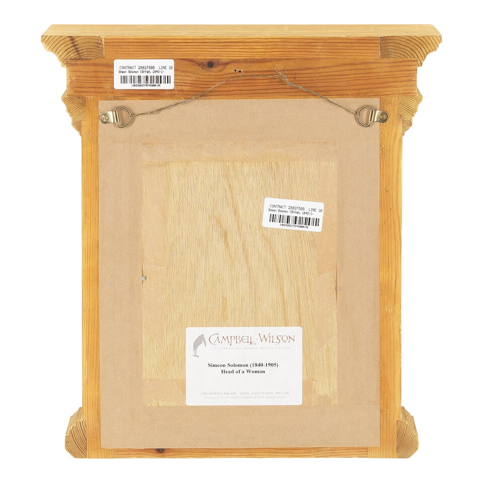 Simeon Solomon (British, 1840-1905) Side profile of a woman - 2