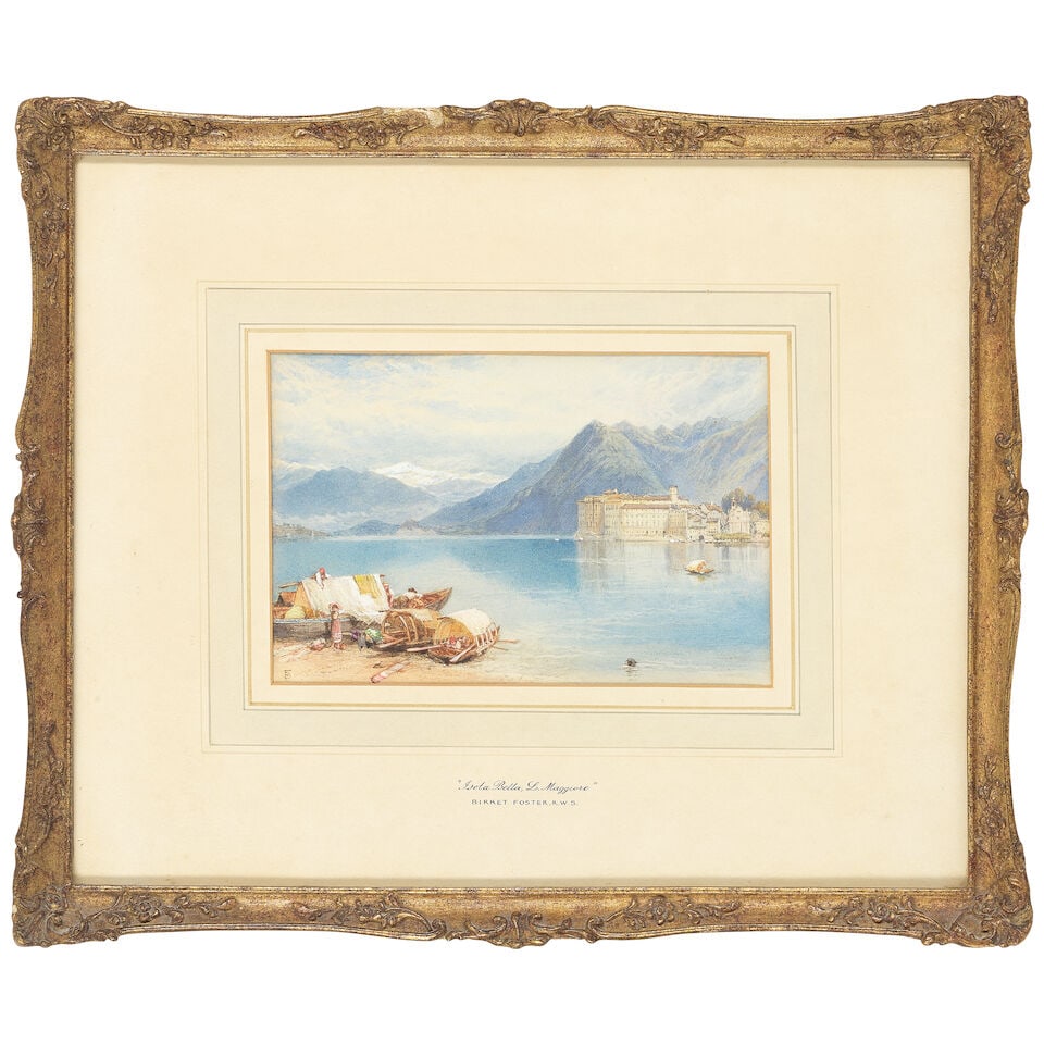 Myles Birket Foster, RWS (British 1825-1899) Isola Bella, Lake Maggiore - 2