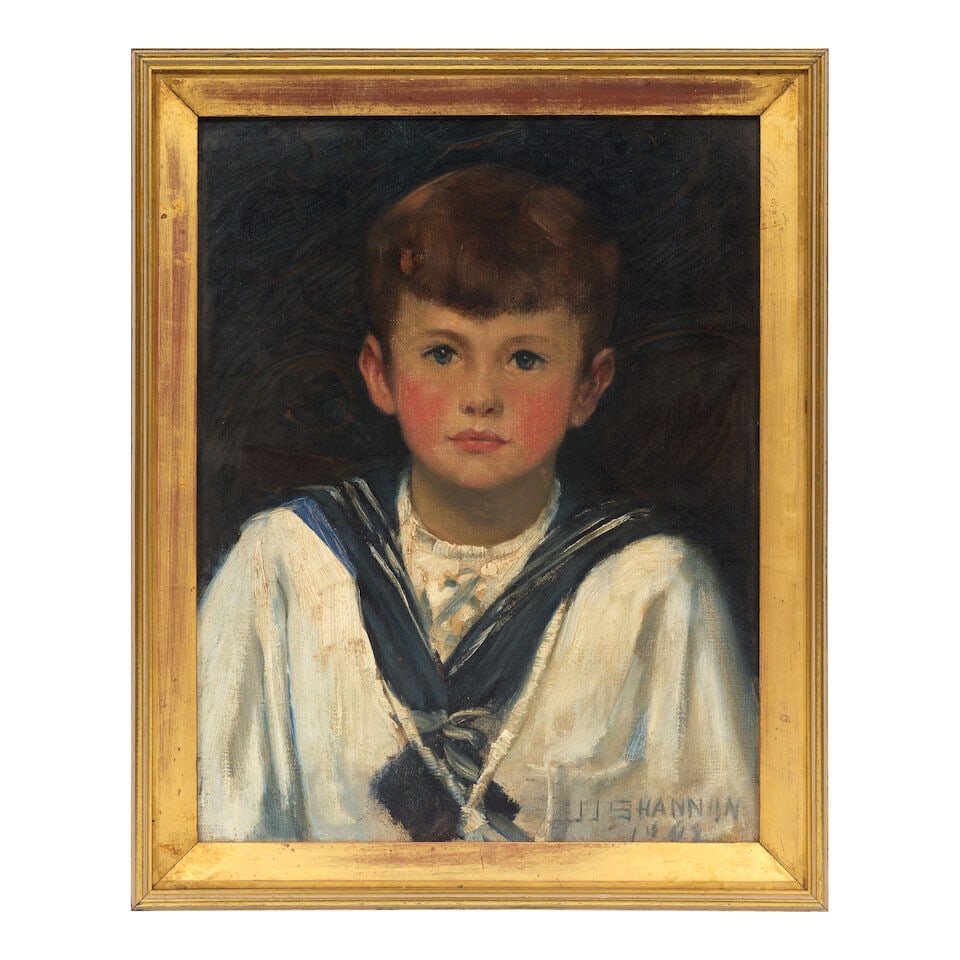 Sir James Jebusa Shannon (British, 1862-1923) Portrait of a young boy - 2