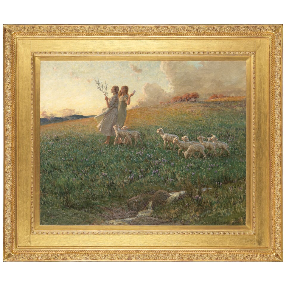 George Faulkner Wetherbee (American, 1851-1920) The year's at the Spring, the day's at the morn - 3