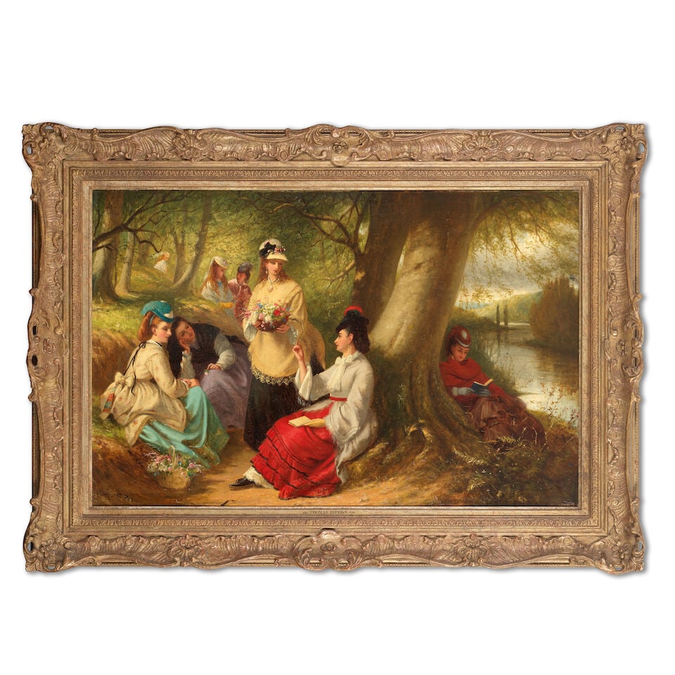 Thomas Brooks (British, 1818-1891) Woodland flowers - 2