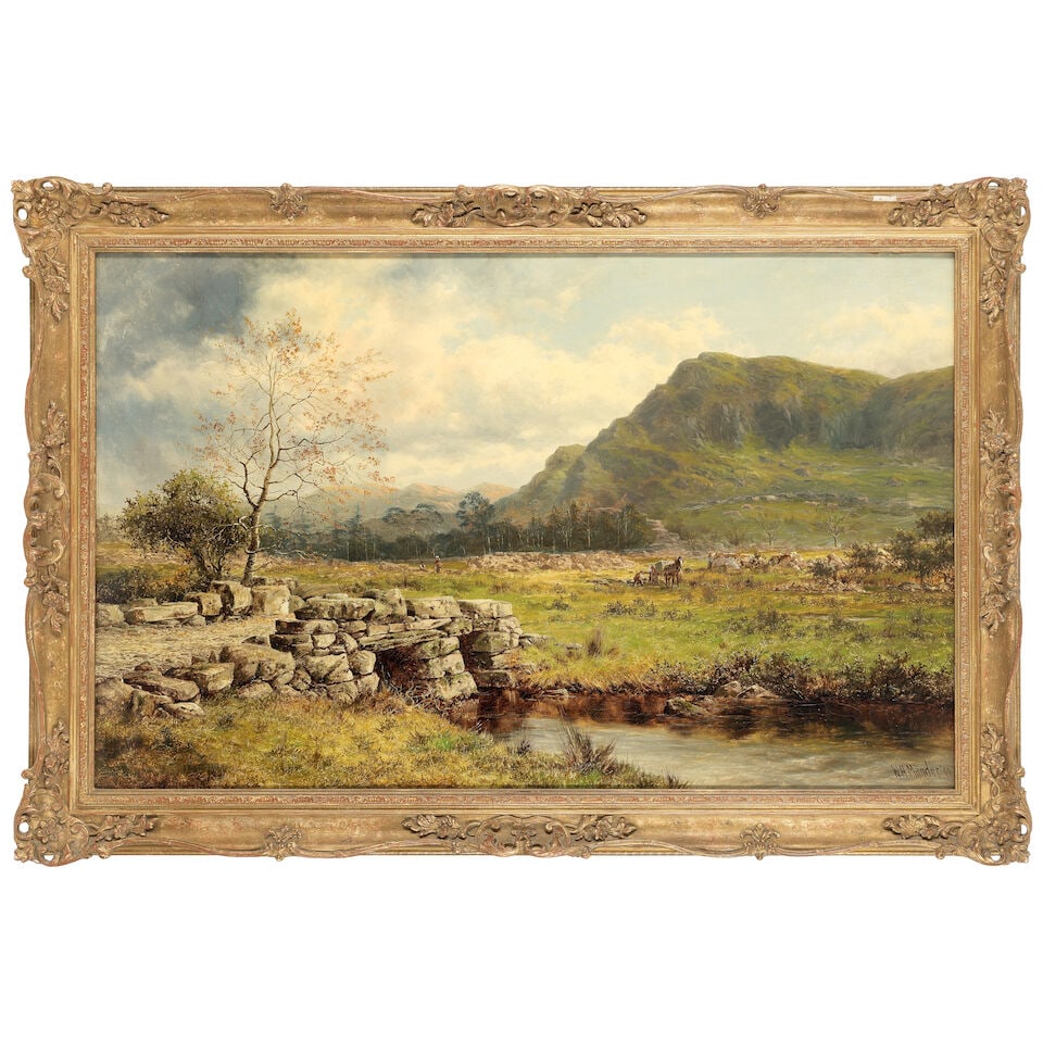 William Henry Mander (British, 1850-1922) Scene at Lym Byeham near Pensarn - 2