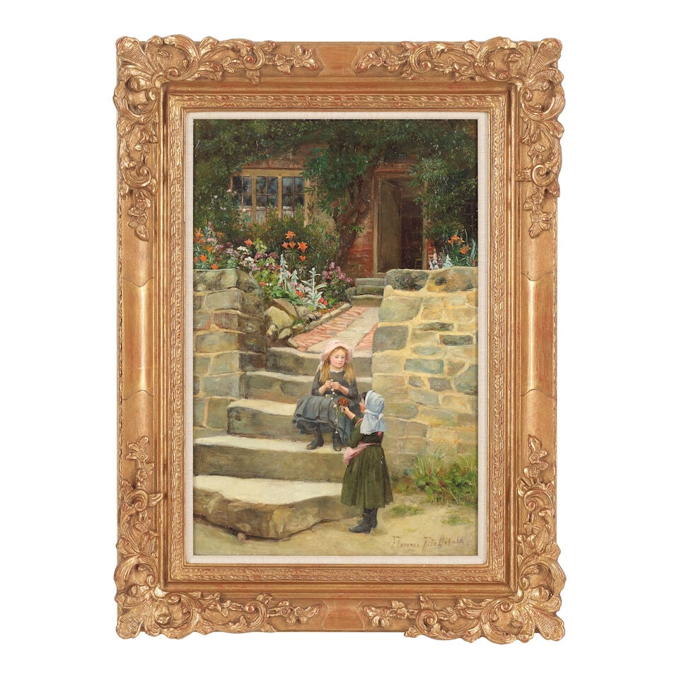 Florence Fitzgerald (British, 1857-1927) The daisy chain - 2