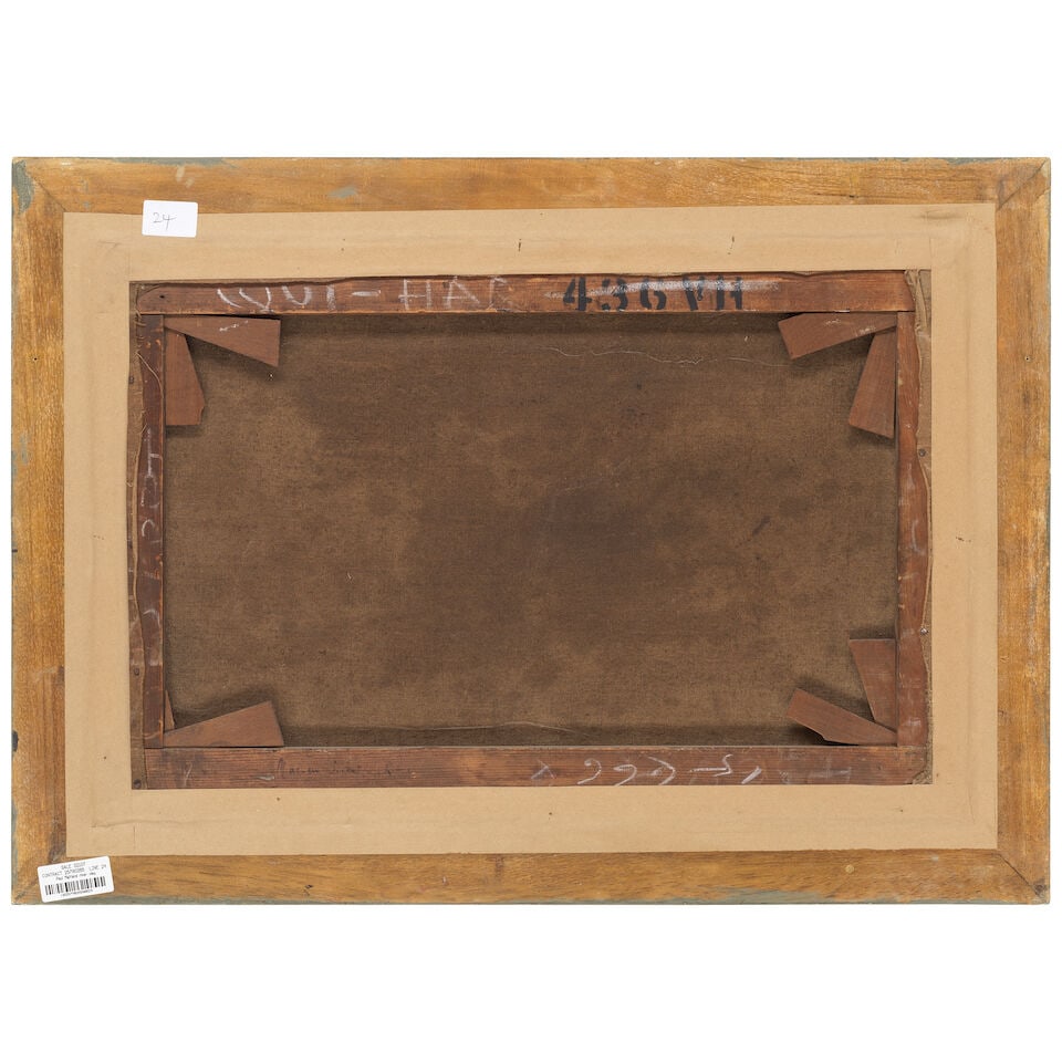 English School, 20th Century A river curving through a rural landscape - 3