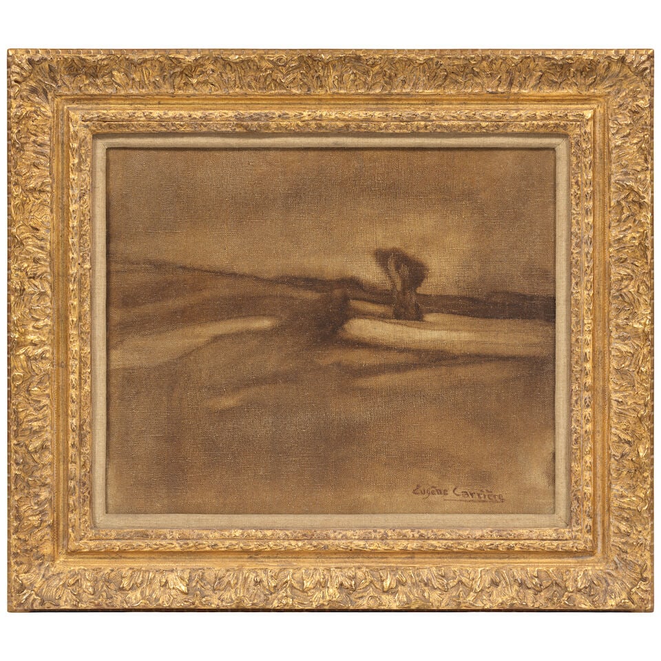 Eugène Carrière (French, 1849-1906) Paysage de Bretagne (Painted in 1893.) - 2