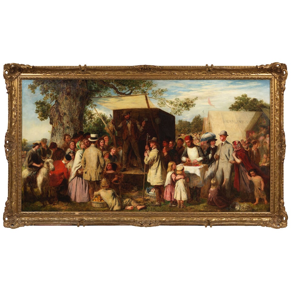 Ebenezer Newman Downard (British, 1829-1894) Cheap Jack at a country fair - 2