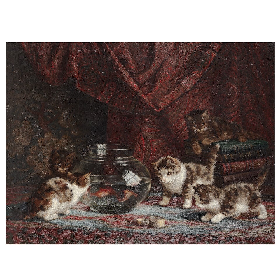 Cornelis Raaphorst (Dutch, 1875-1954) Out of reach: Cornelis Raaphorst (Dutch, 1875-1954) Out of reach signed 'CRaaphorst' (lower left) oil on canvas 62 x 81cm (24 7/16 x 31 7/8in). Footnotes: Provenance Anon. sale, Christie's, Amsterdam, 22 June 2004,