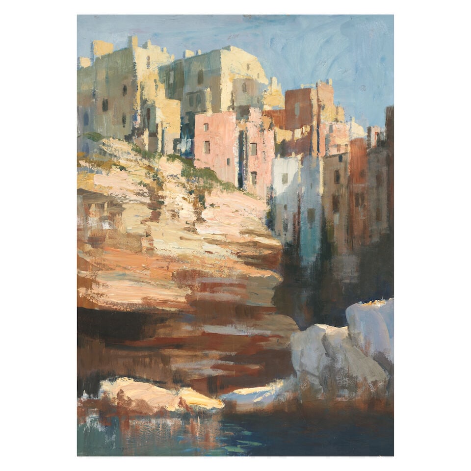 Edward Seago, RWS, RBA (British, 1910-1974) Bonifacio (1 of 3)