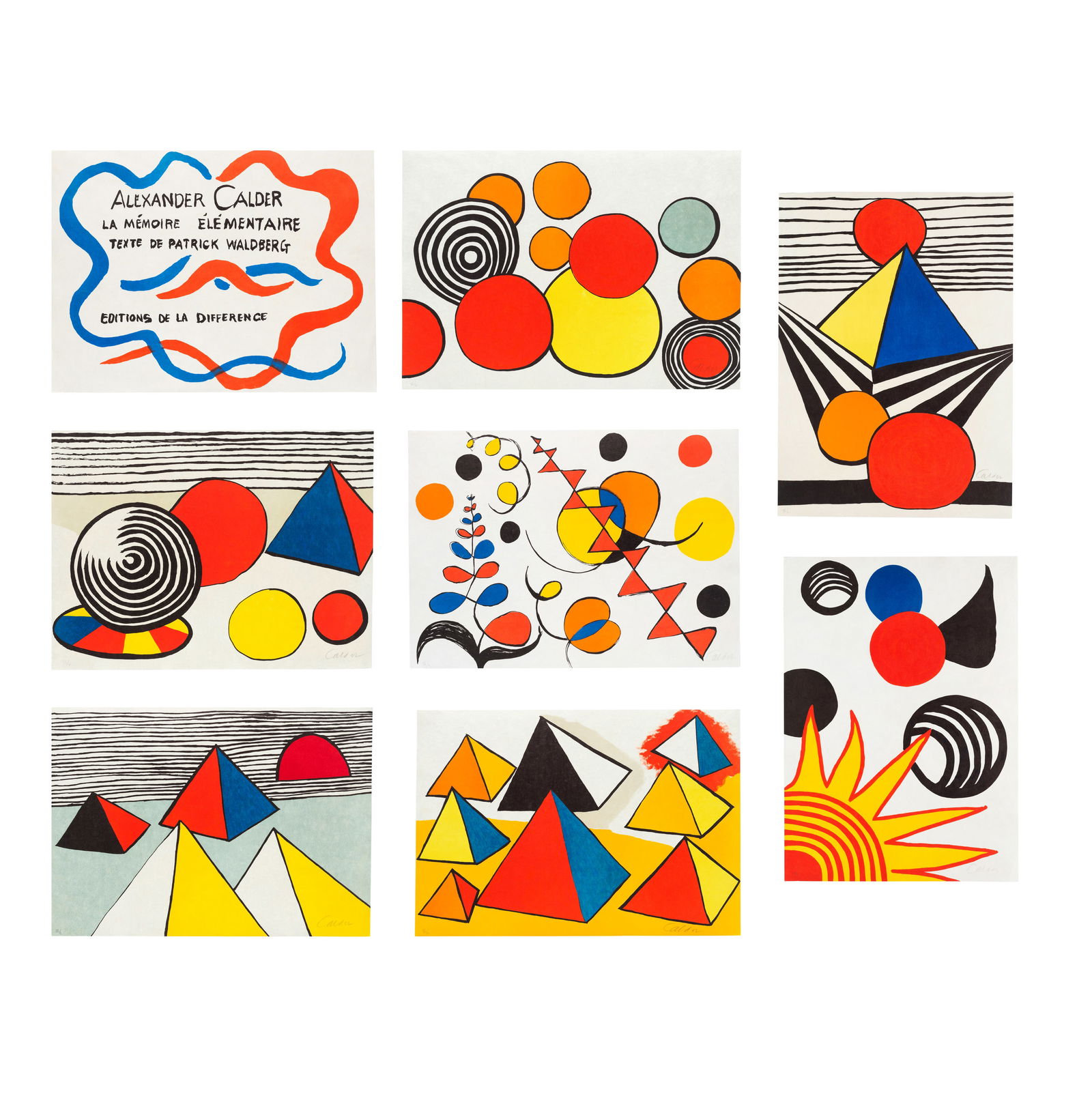 Alexander Calder (American, 1898-1976) La Mémoire Elémentaire The complete suite, comp... (1 of 1)