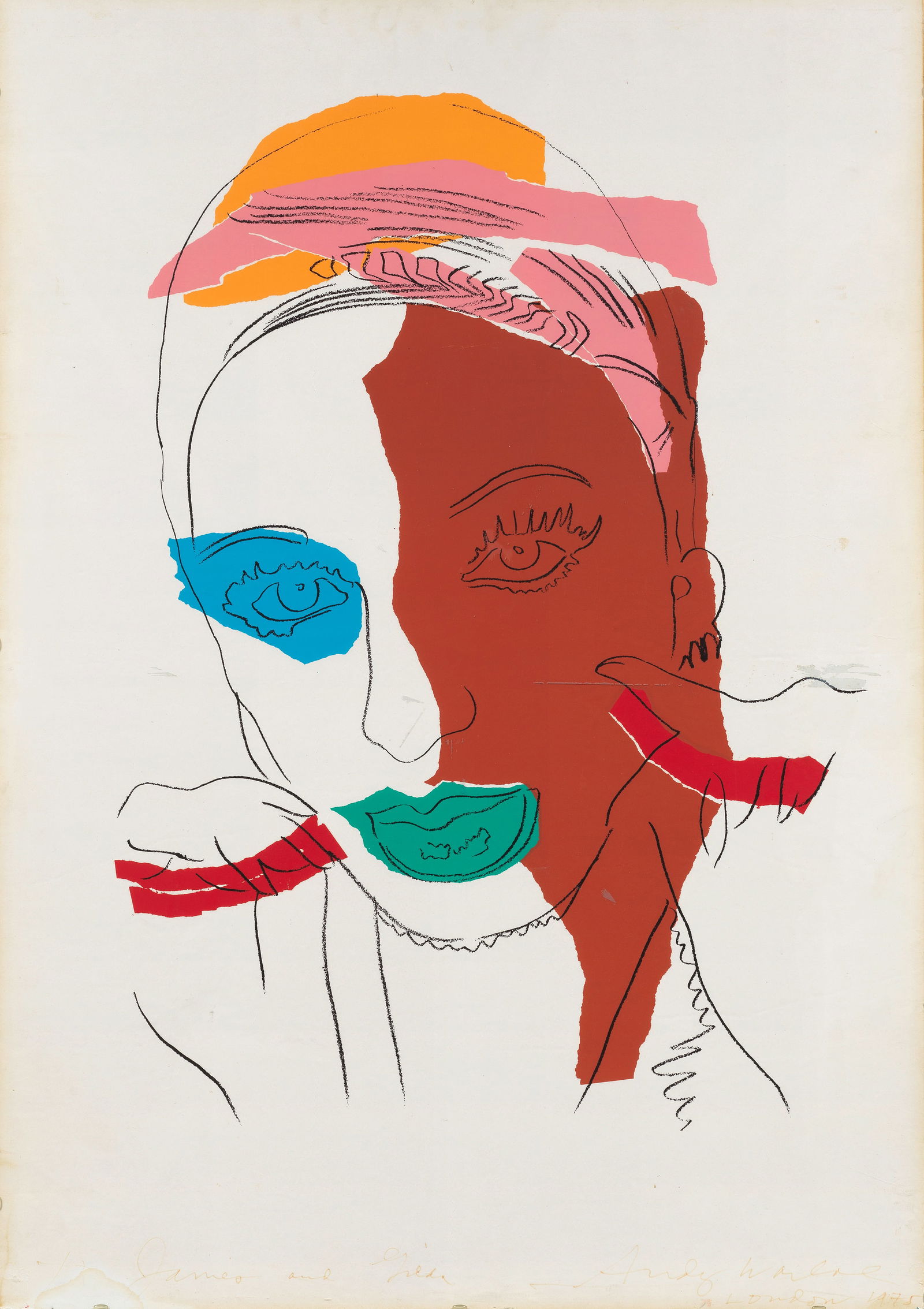 Andy Warhol (American, 1928-1987) Ladies and Gentlemen (Promotional Poster) Screenprint in colou... (1 of 1)