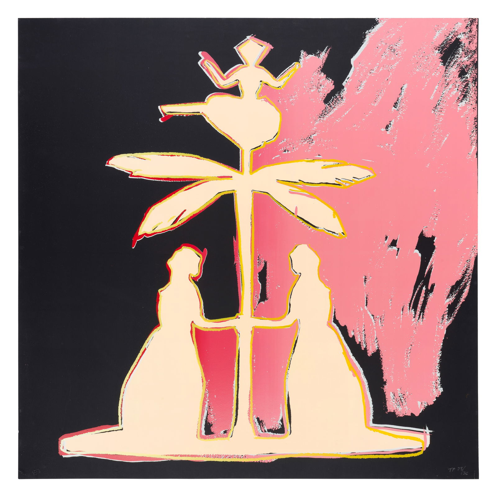 Andy Warhol (American, 1928-1987) One plate, from Hans Christian Andersen Screenprint in unique ... (1 of 1)