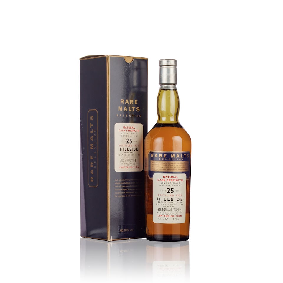 Hillside 25 Year Old Rare Malts , 1970 (1x 70cl) (1 of 2)
