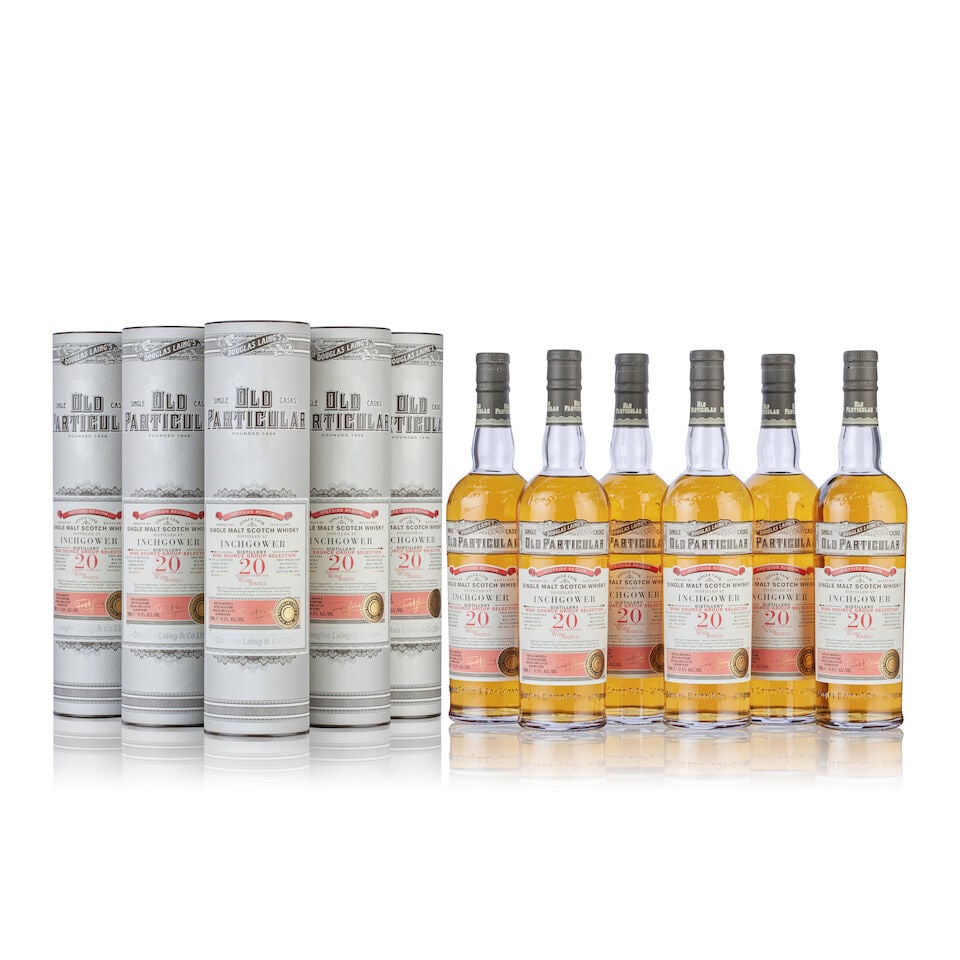 Inchgower 20 Year Old, Old Particular, 1995 (6x 70cl): Inchgower 20 Year Old, Old Particular, 1995 (6x 70cl) Region: Speyside, single malt Fill Level: filled to 70cl Capsule: good condition Label: good labelling Packaging: in original carton Alcohol