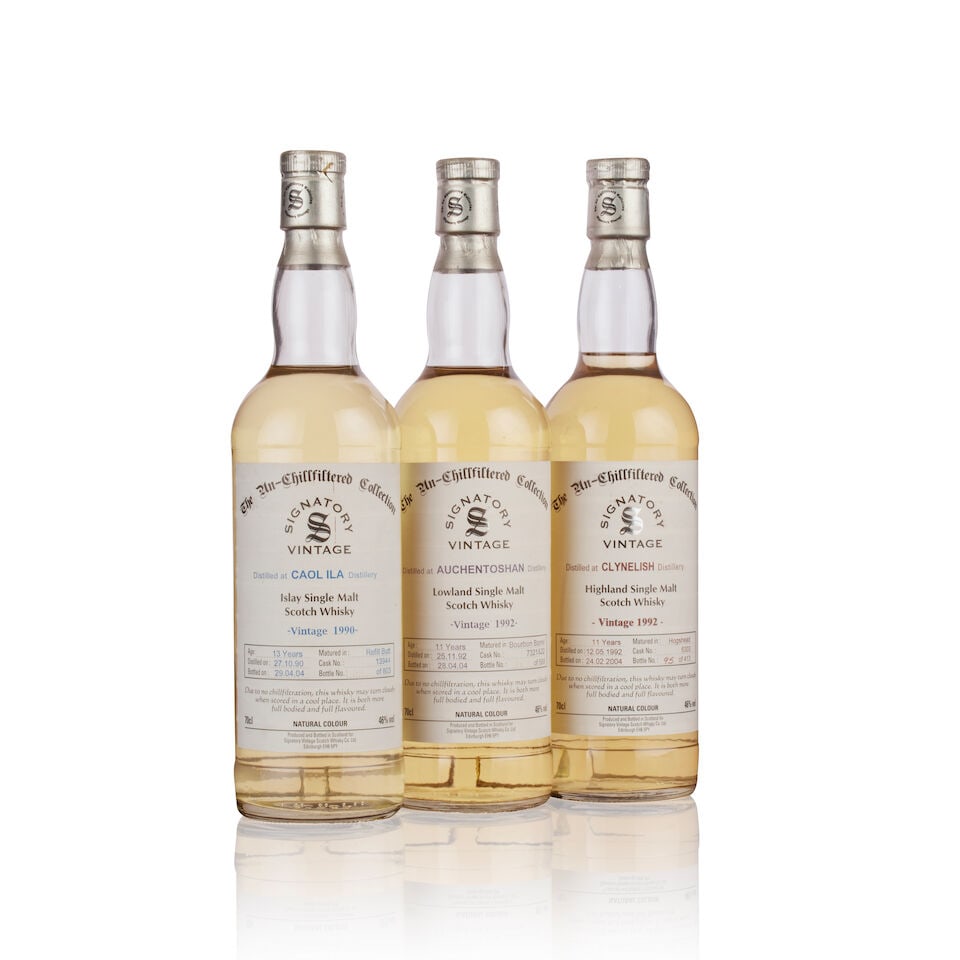 Clynelish 11 Year Old, Signatory Vintage, 1992 (1x 70cl) Caol Ila 13 Year Old, Signatory Vintage... (1 of 1)