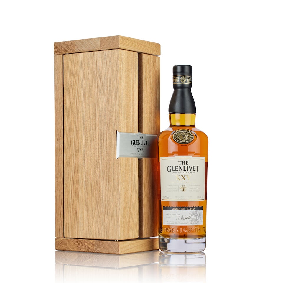 The Glenlivet 25 Year Old XXV (1x 70cl) (1 of 2)